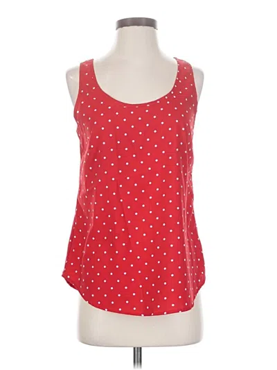 Pre-owned Faded Glory Sleeveless Top Red Sweetheart Neckline Tops