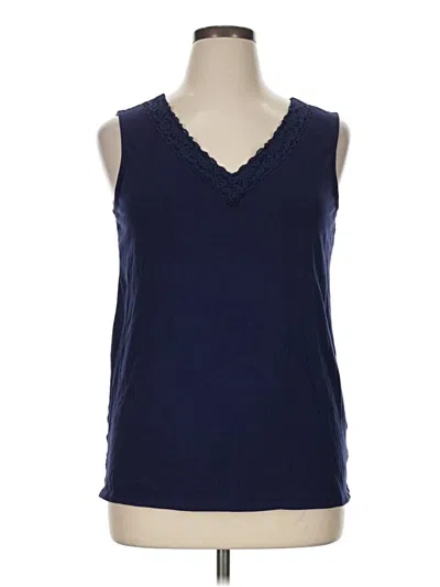 Pre-owned Faded Glory Sleeveless T-shirt In Blue