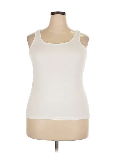 Pre-owned Faded Glory Sleeveless T-shirt In Ivory