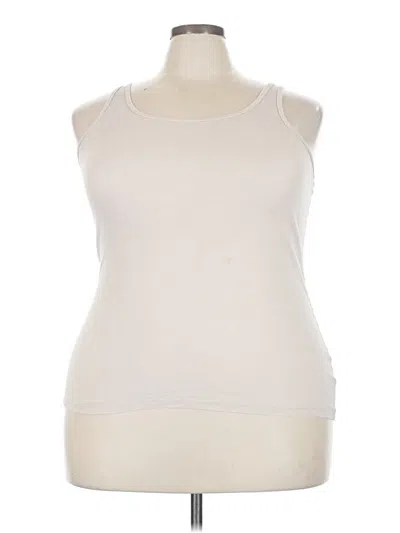 Pre-owned Faded Glory Sleeveless T-shirt In White