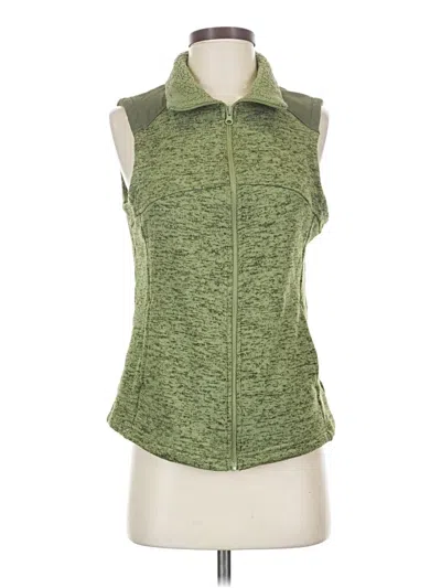 Pre-owned Faded Glory Sweater Vest In Green