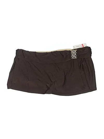 Pre-owned Faded Glory Swimsuit Bottoms In Brown