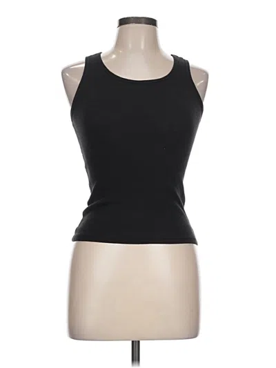 Pre-owned Faded Glory Tank Top Black Halter Neckline Tops