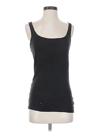 Pre-owned Faded Glory Tank Top Black Square Neckline Tops