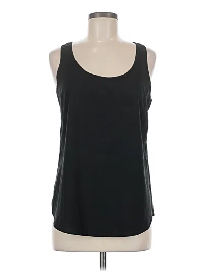 Pre-owned Faded Glory Tank Top Black Strapless Neckline Tops