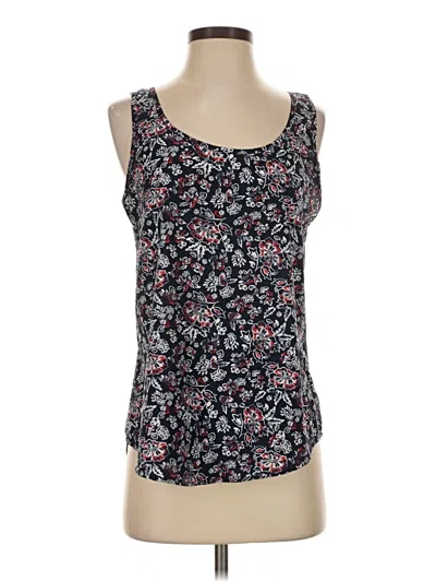 Pre-owned Faded Glory Tank Top Black Sweetheart Neckline Tops