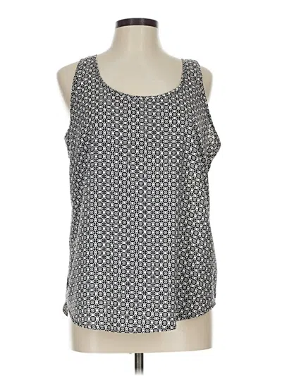 Pre-owned Faded Glory Tank Top Gray Square Neckline Tops