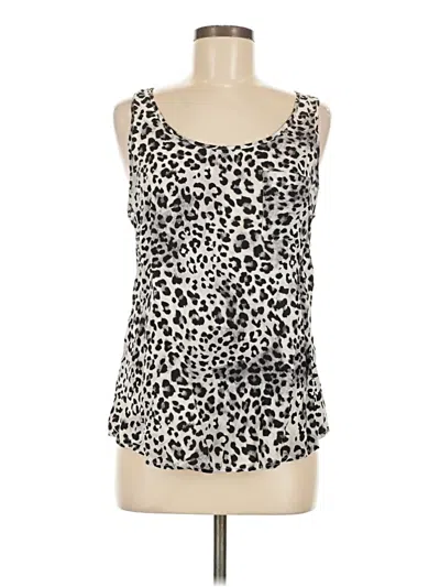 Pre-owned Faded Glory Tank Top Ivory Strapless Neckline Tops