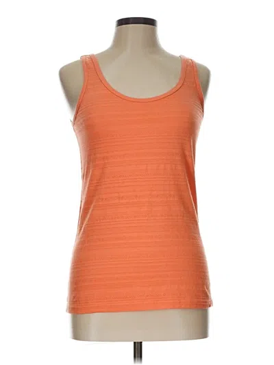 Pre-owned Faded Glory Tank Top Orange Square Neckline Tops
