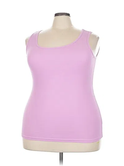 Pre-owned Faded Glory Tank Top Pink Strapless Neckline Tops