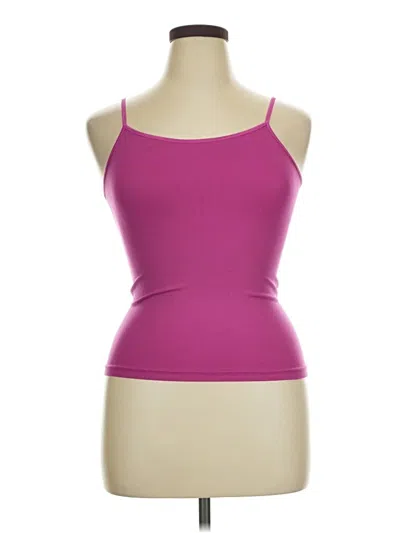 Pre-owned Faded Glory Tank Top Pink Strapless Neckline Tops