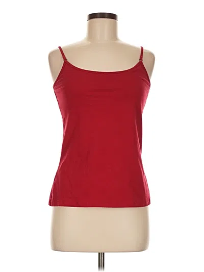 Pre-owned Faded Glory Tank Top Red Strapless Neckline Tops