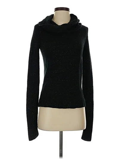 Pre-owned Faded Glory Turtleneck Sweater In Black