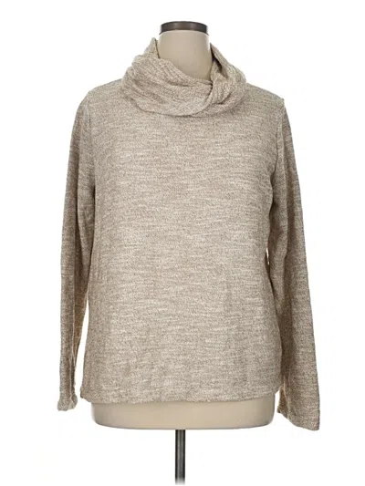 Pre-owned Faded Glory Turtleneck Sweater In Brown