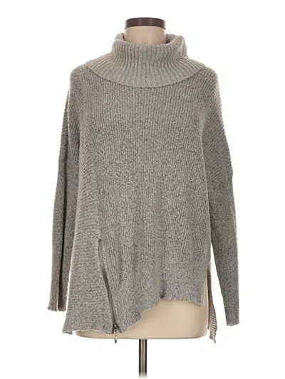 Pre-owned Faded Glory Turtleneck Sweater In Gray