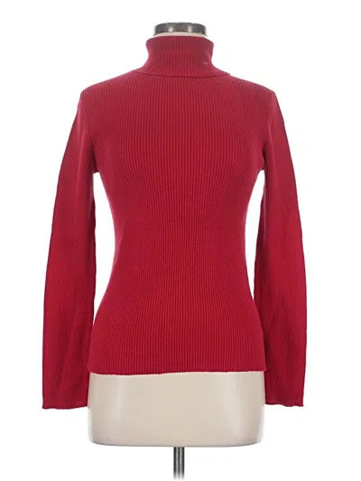 Pre-owned Faded Glory Turtleneck Sweater In Red