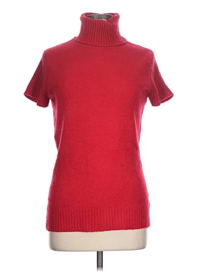 Pre-owned Faded Glory Turtleneck Sweater In Red