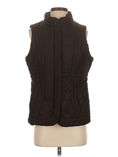 Pre-owned Faded Glory Vest In Brown