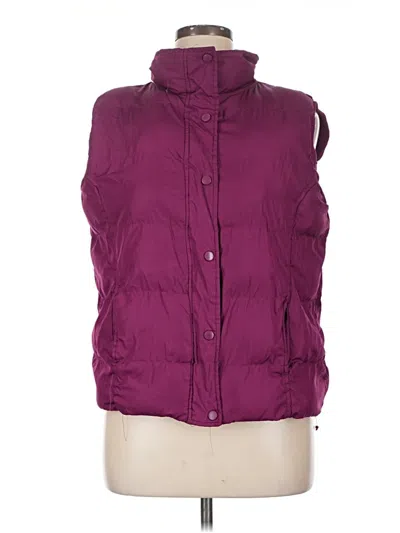 Pre-owned Faded Glory Vest In Purple