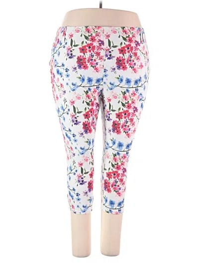 Pre-owned Faded Glory Yoga Pants In White