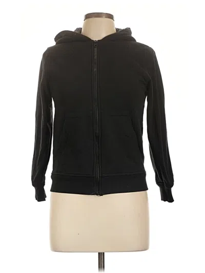 Pre-owned Faded Glory Zip Up Hoodie In Black
