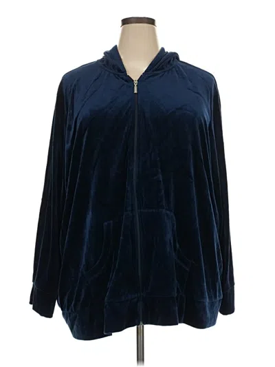 Pre-owned Faded Glory Zip Up Hoodie In Blue