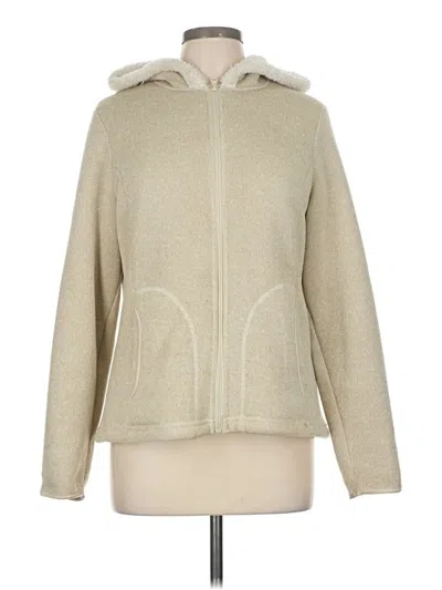 Pre-owned Faded Glory Zip Up Hoodie In Brown