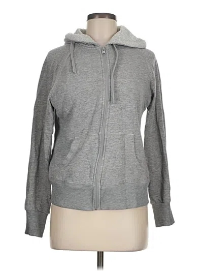 Pre-owned Faded Glory Zip Up Hoodie In Gray