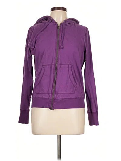 Pre-owned Faded Glory Zip Up Hoodie In Purple