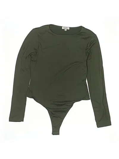 Pre-owned Faded Rose Bodysuit In Green