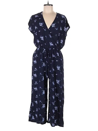 Pre-owned Faded Rose Jumpsuit In Blue