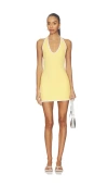 Fae Ava 미니 원피스 In Yellow