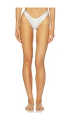 Fae Elsa Bikini Bottom In White