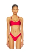 Fae Maya Bikini Top In Red
