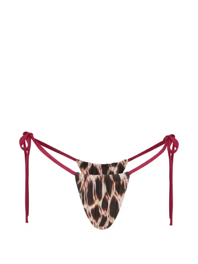 Fae Swim Birdie Bikini Briefs In Neutral