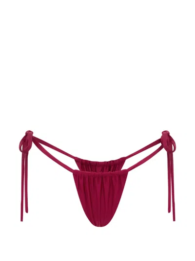Fae Swim Birdie Bikini Briefs In Red