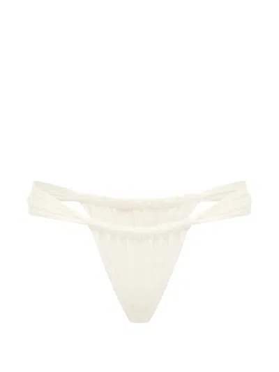 Fae Swim Koa Bikini Briefs In White