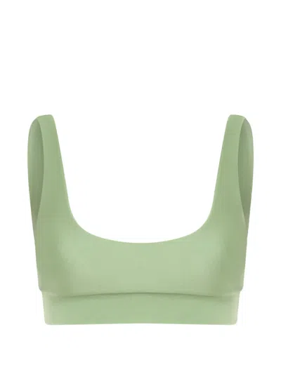 Fae Swim Maven Bikini Top In Green
