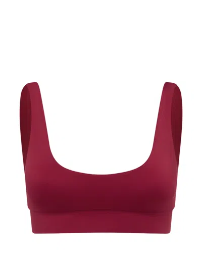 Fae Swim Maven Bikini Top In Red
