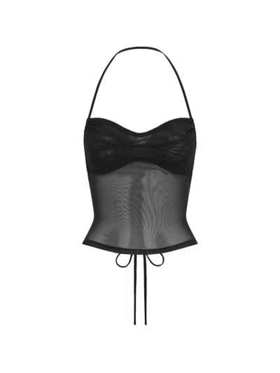Fae Swim Sia Top In Black