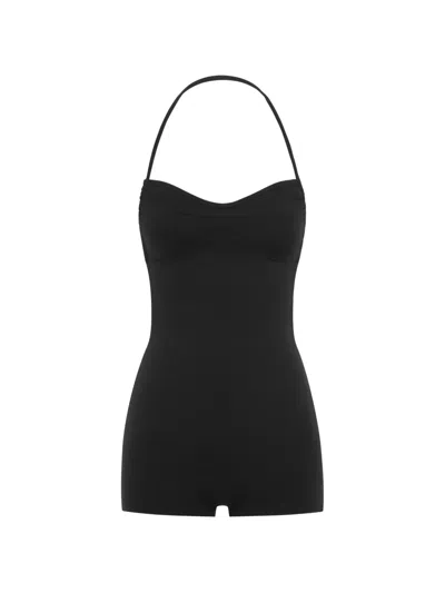 Fae Swim Suki Playsuit In Black