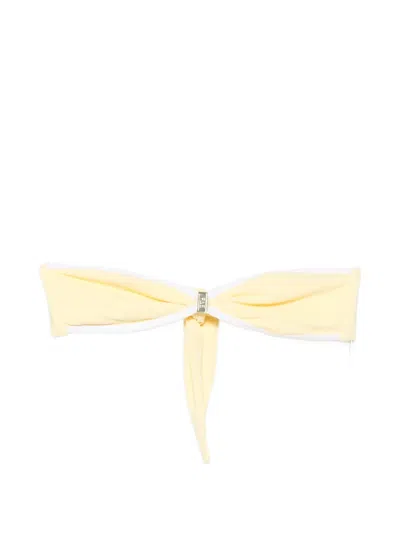 Fae Swim Tallara Bikini Top In Yellow