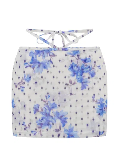 Fae Swim Vela Mini Skirt In Multi
