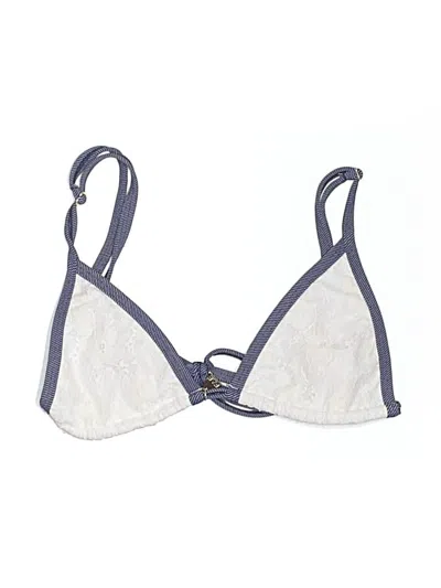Pre-owned Fae Swimsuit Top Ivory Swimwear