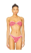 Fae Tallara Bikini Top In Pink