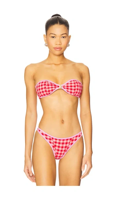Fae Tallara Bikini Top In Pink