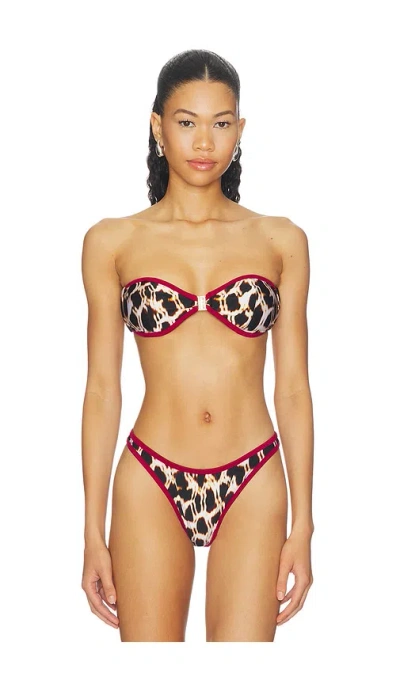 Fae Tallara Bikini Top In Red