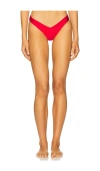 Fae Vada Bikini Bottom In Red