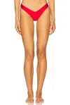 Fae Vada Bikini Bottom In Red
