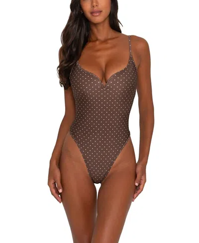 Fae Women's Cleo Swimwear One Piece In Brown